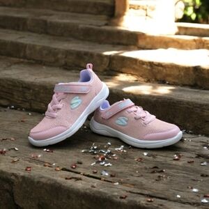 Skechers Toddler Girls Skech-Stepz 2.0 Easy Peasy Sneakers in Pink Size 12. New!